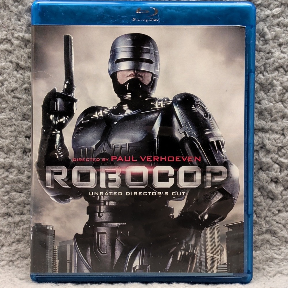 RoboCop Blu-ray 1987 Movie 2014 Unrated Director's Cut Peter Weller Verhoeven